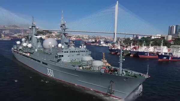 Warships of the Pacific Fleet began deployment as part of the Vostok-2022 exercise - Sputnik International