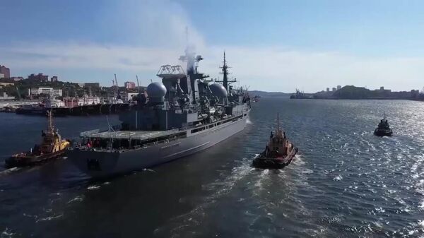 Pacific Fleet warships begin deployment as part of the Vostok-2022 military exercises - Sputnik International