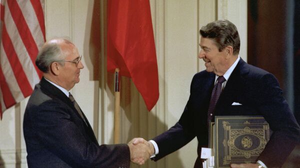 Official visit of the General Secretary of the Central Committee of the CPSU Mikhail Sergeevich Gorbachev to the United States of America - Sputnik International