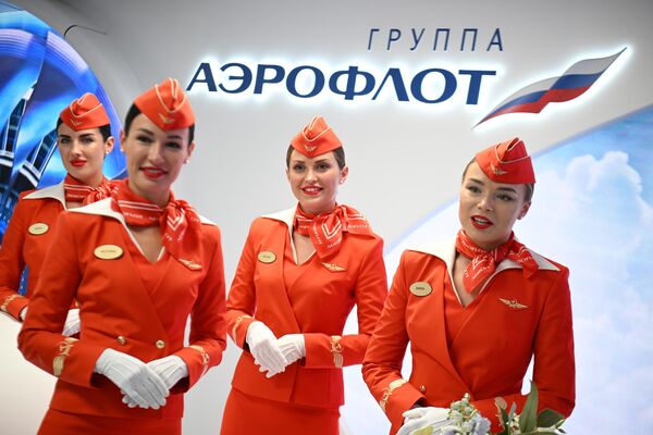 Aeroflot's stand at the Eastern Economic Forum in Vladivostok. - Sputnik International