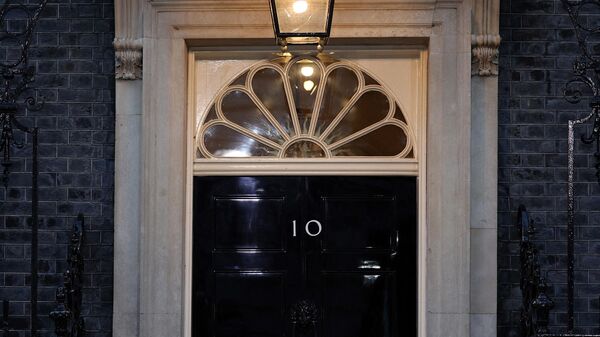 The door of 10 Downing Street, the official residence of Britain's Prime Minister, is pitcured in central London, on September 6, 2022.  - Sputnik International
