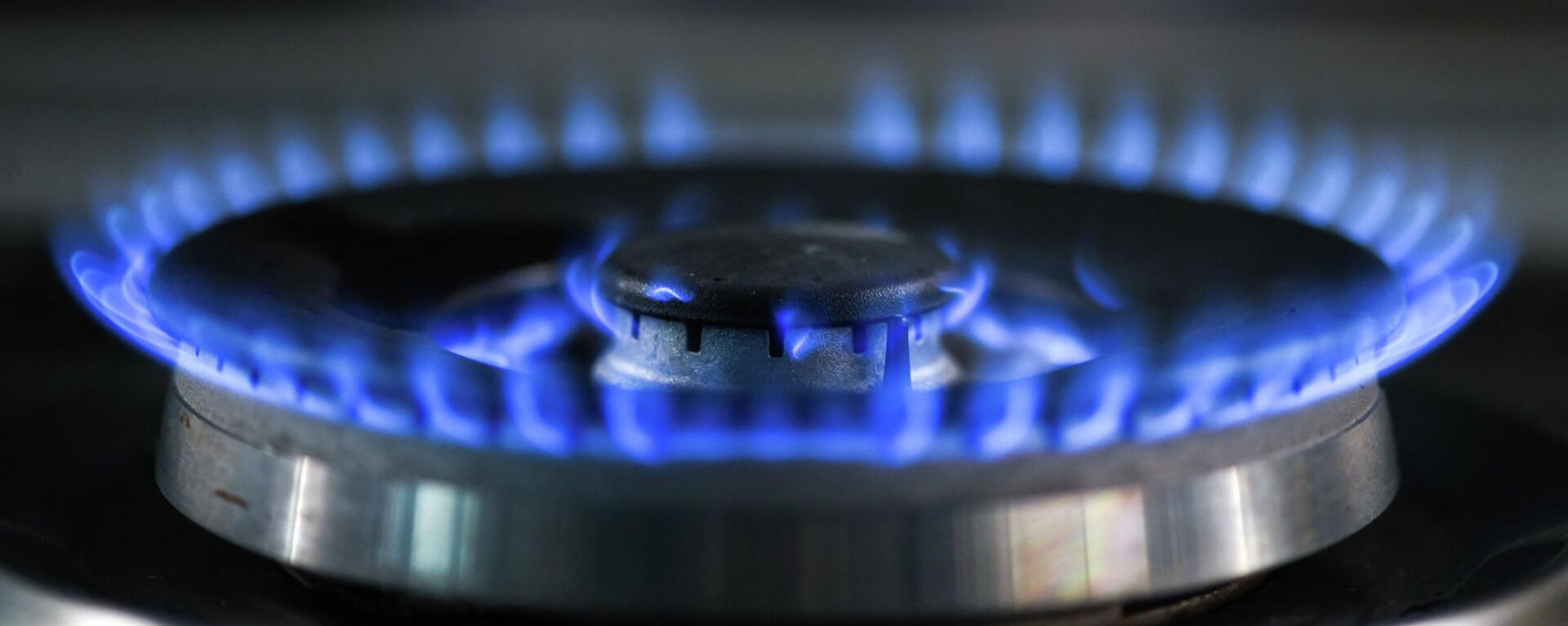Flames of a lit burner of a gas stove. File photo - Sputnik International, 1920, 10.09.2022