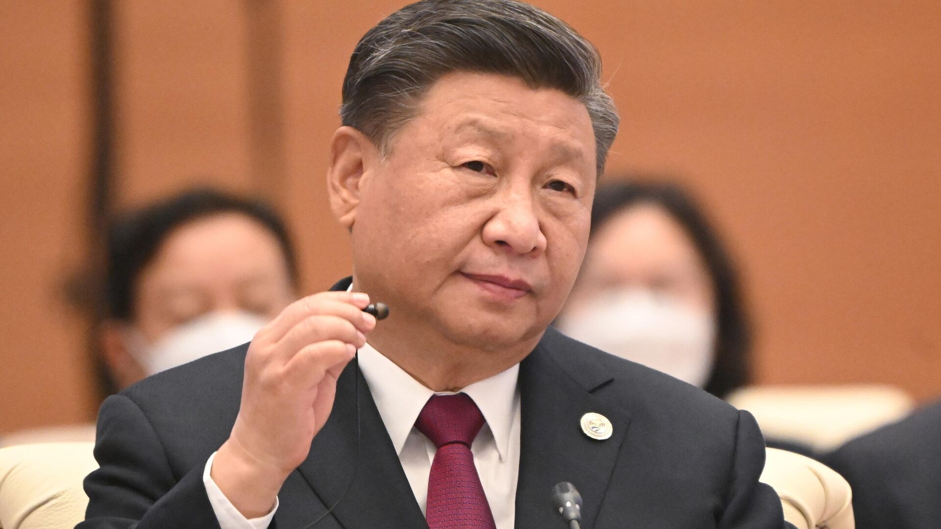 September 16, 2022. Chinese President Xi Jinping at an expanded meeting of the Shanghai Cooperation Organization (SCO) Council of Heads of State - Sputnik International, 1920, 18.08.2023