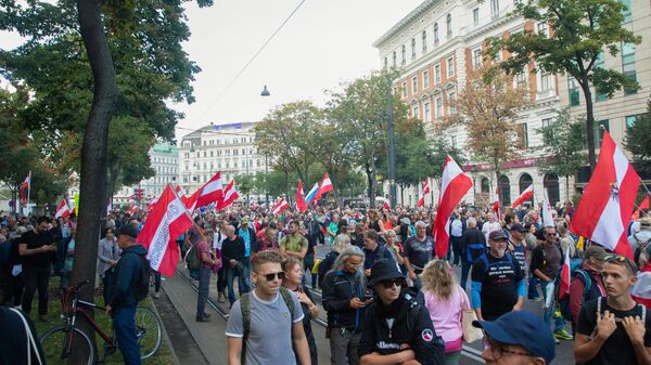 Protest against inflation in Vienna, September 10, 2022 - Sputnik International