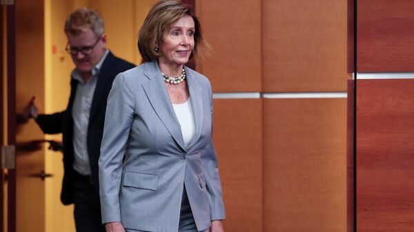 U.S. Speaker of the House Nancy Pelosi arrives for her weekly news conference at the U.S. Capitol on September 14, 2022 in Washington, DC.  - Sputnik International