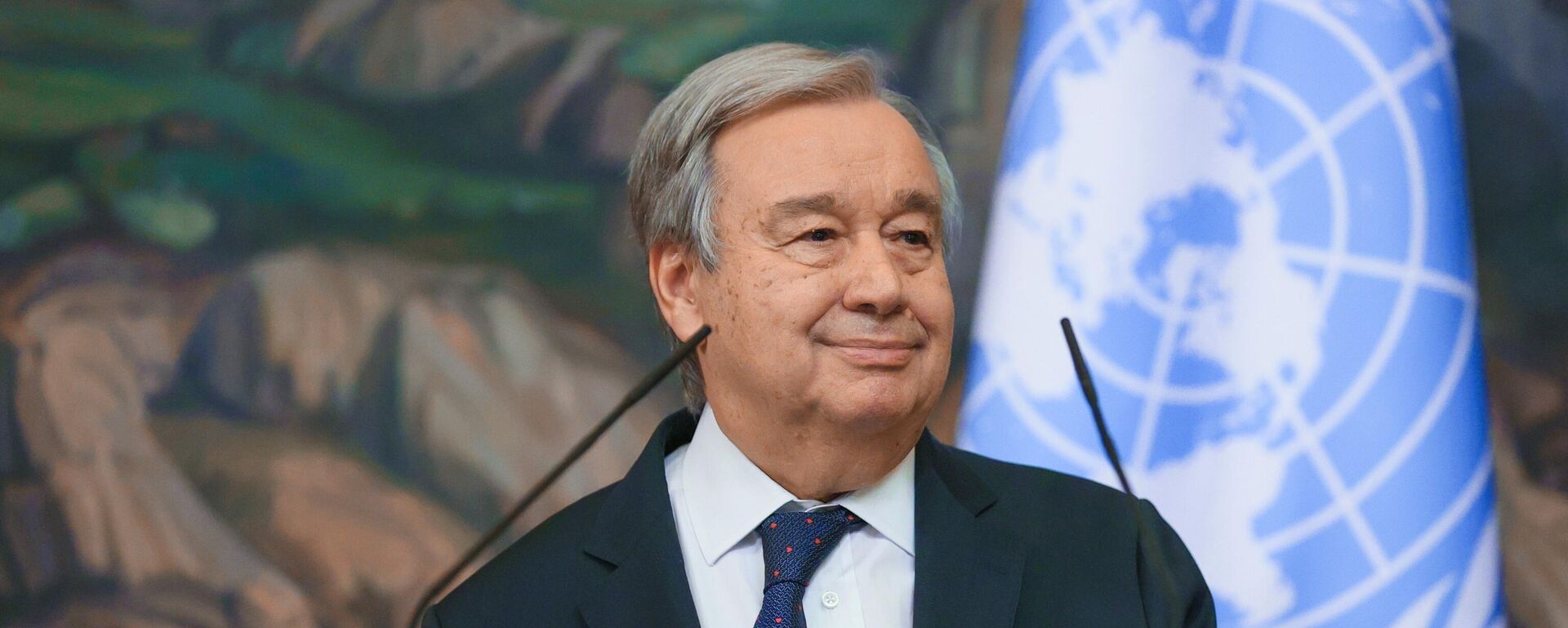 UN Secretary-General António Guterres at a press conference following a meeting in Moscow with Russian Foreign Minister Sergei Lavrov. - Sputnik International, 1920, 19.09.2022