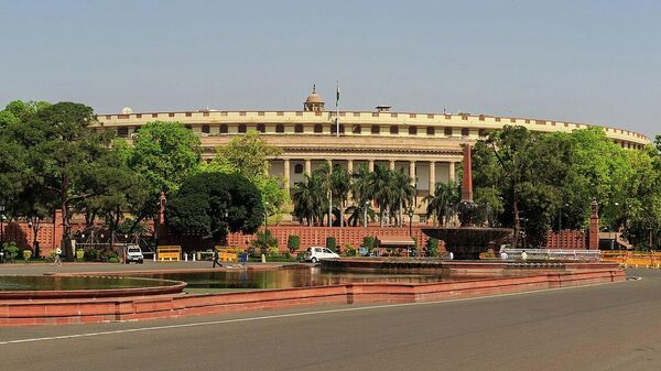 Ensemble of Government buildings on Rajpath in New Delhi, India - Sputnik International