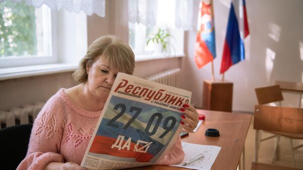 Preparation for the referendum on joining Russia - Sputnik International