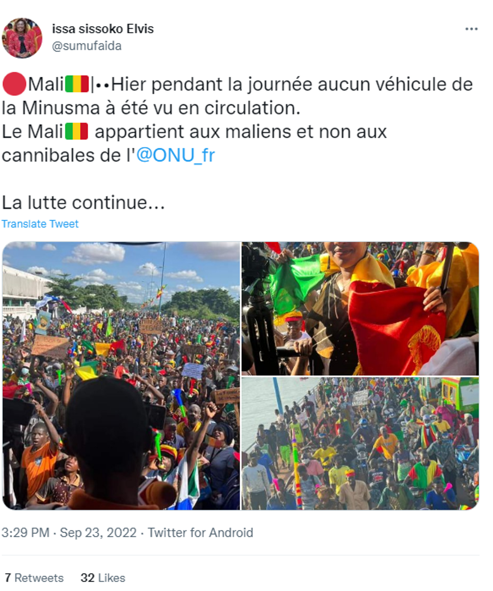 Protests in Mali, 22 September 2022 - Sputnik International, 1920, 24.09.2022