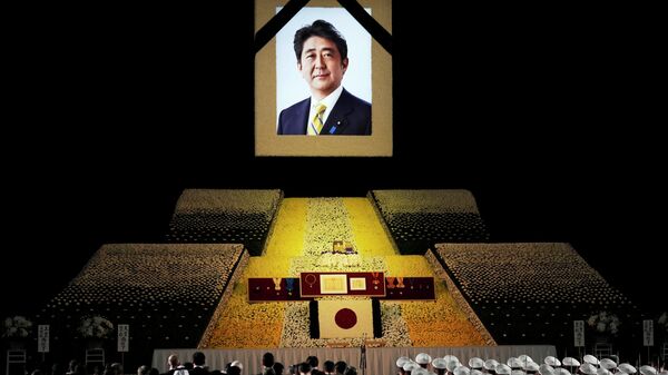 Государственные похороны экс-премьера Японии Синдзо Абэ в Токио  - Sputnik International