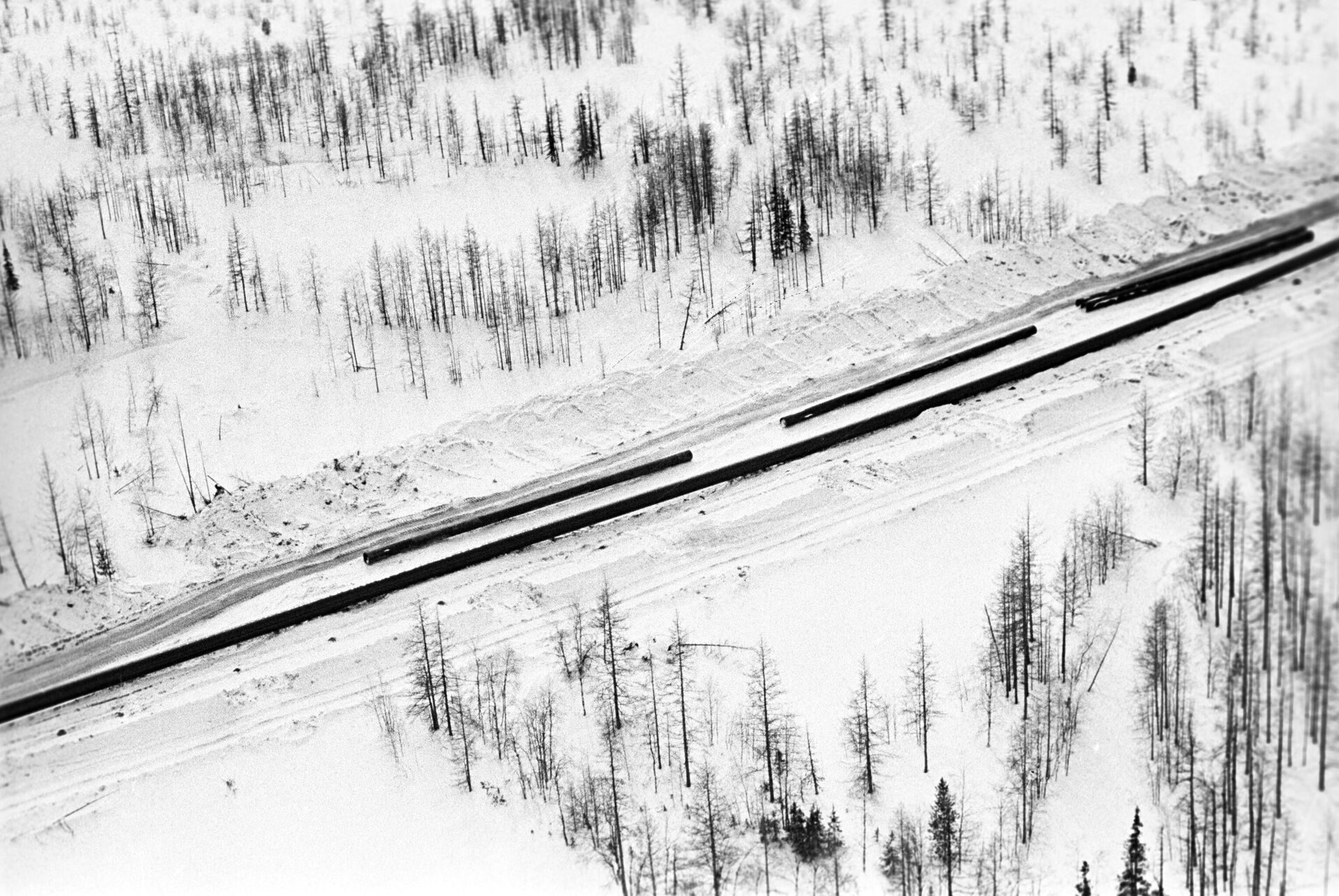 Construction of the Urengoy-Chelyabinsk pipeline. January 1978. - Sputnik International, 1920, 01.10.2022