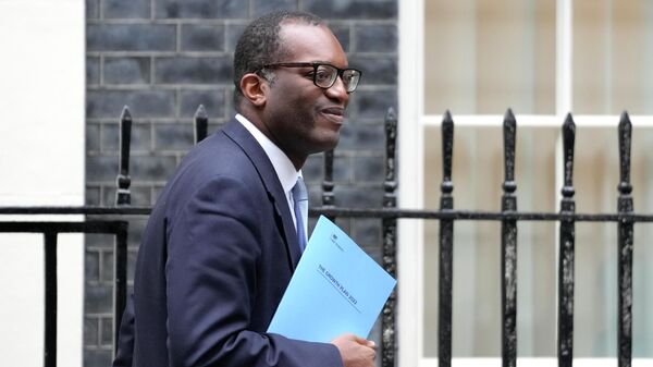 Britain's Chancellor Kwasi Kwarteng leaves 11 Downing Street in London, Friday, Sept. 23, 2022. The Chancellor will deliver a mini budget in parliament. - Sputnik International