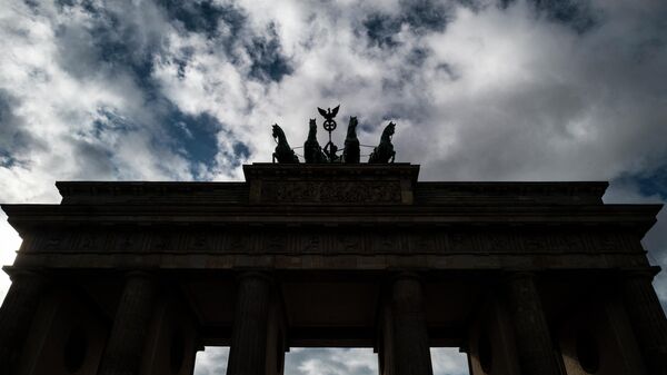 View of Berlin's landmark Brandenburg Gate taken on October 3, 2022 - Sputnik International