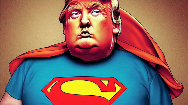 AI Art: Donald Trump Wears a Superman Shirt - Sputnik International