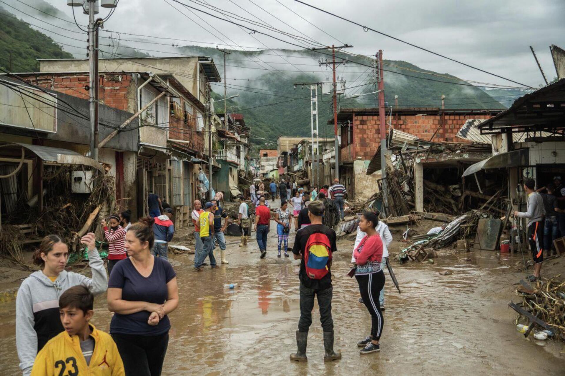 Aftermath of a landslide in Las Tejerias, Venezuela, October 15, 2022. - Sputnik International, 1920, 15.10.2022
