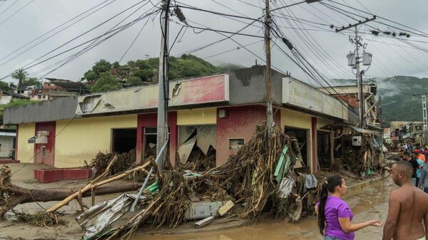 Aftermath of a landslide in Las Tejerias, Venezuela, October 15, 2022. - Sputnik International