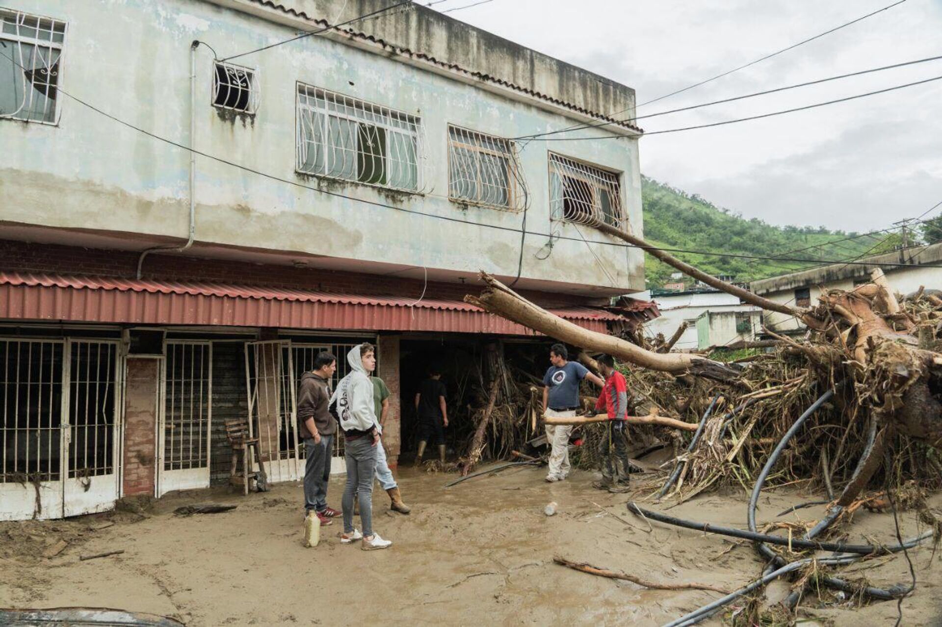 Aftermath of a landslide in Las Tejerias, Venezuela, October 15, 2022. - Sputnik International, 1920, 15.10.2022