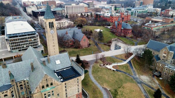 The Cornell University campus seen in Ithaca, New York. - Sputnik International