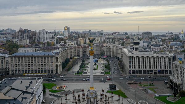 A general view Independence Square and the skyline of Kiev on October 19, 2022 - Sputnik International