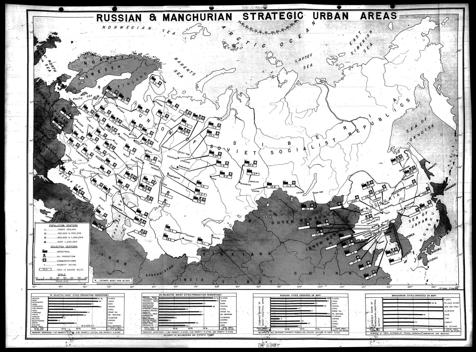 August 1945 US Army Air Force Plan to incinerate the USSR (including Soviet Ukraine) using conventional and nuclear weapons. - Sputnik International, 1920, 03.11.2022