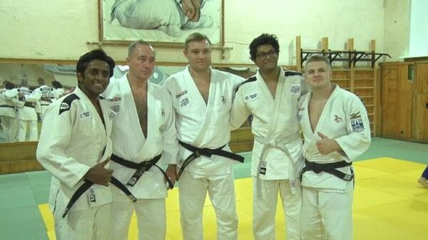 Indian and Russian judo fighters - Sputnik International