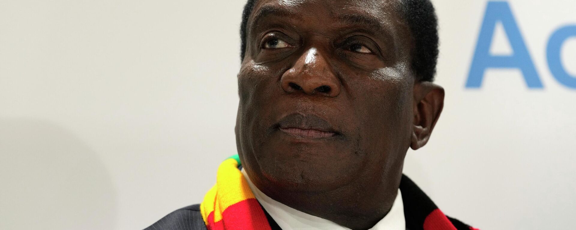 President Emmerson Mnangagwa, of Zimbabwe, attends a session at the Africa Pavilion at the COP27 U.N. Climate Summit, Monday, Nov. 7, 2022, in Sharm el-Sheikh, Egypt. - Sputnik International, 1920, 07.11.2022
