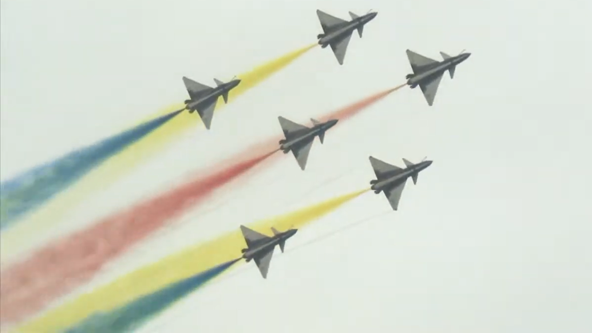 The August 1 aerobatic team flying in formation at Air Show China 2022 in Zhuhai on November 8, 2022. - Sputnik International, 1920, 08.11.2022