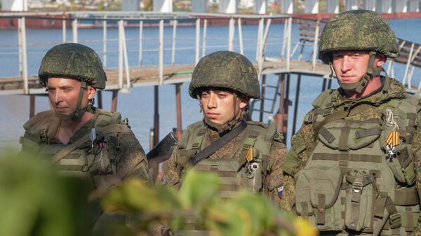 Russian troops in Kherson - Sputnik International