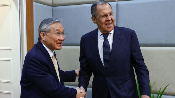 Russian Foreign Minister Sergey Lavrov held a meeting with his Thai counterpart, Don Pramudwinai, November 12, 2022 - Sputnik International