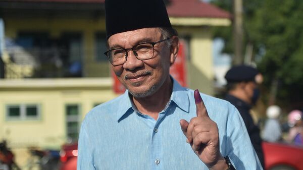 Malaysia’s opposition leader Anwar Ibrahim, chairman of the Pakatan Harapan (Alliance of Hope). - Sputnik International