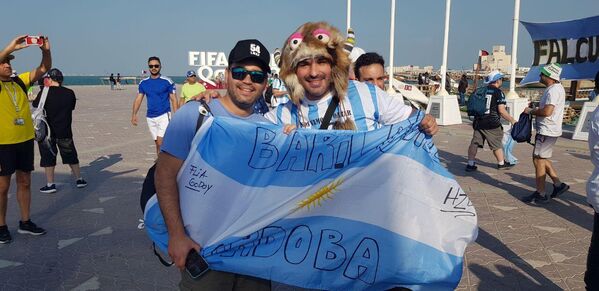 Fans from Argentina at the FIFA World Cup 2022. - Sputnik International