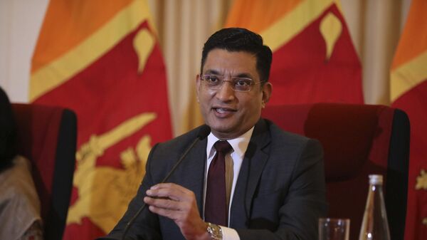 Foreign minister of Sri Lanka Ali Sabry gestures as he addresses media in Colombo, Sri Lanka, Monday, Sept. 5, 2022. - Sputnik International