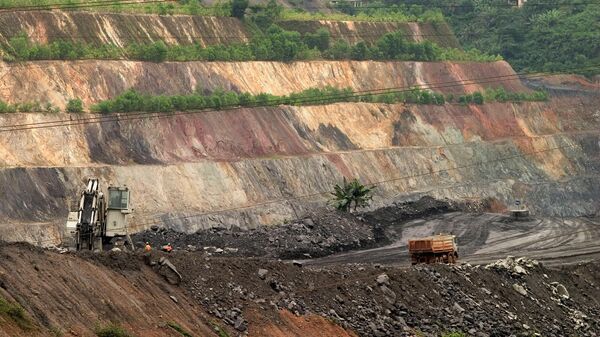A view of the company Bogoso Gold Limited, open cast gold mine near the town of Prestea, Ghana, Sept. 27, 2005. - Sputnik International