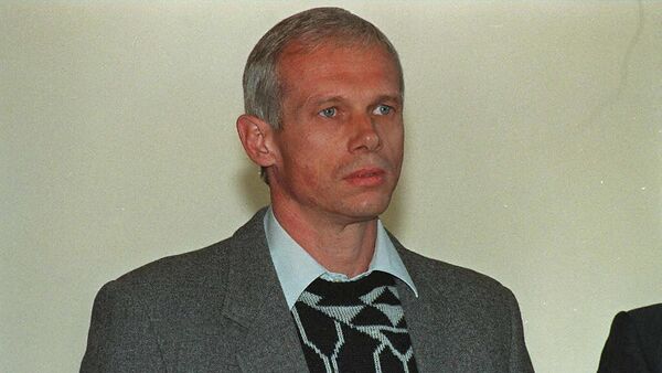 In this file photo taken on June 23, 1997 Janusz Walus, who was charged with the 10 April 1993 killing of South African Communist Party Secretary-General Chris Hani, poses during a Truth and Reconcilliation Commission hearing concerning their amnesty in Benoni, east of Johannesburg. - Sputnik International