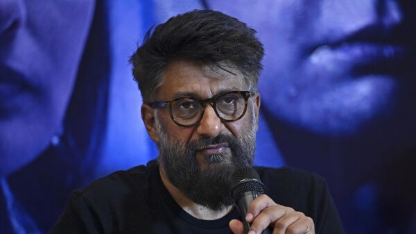 Indian film director Vivek Agnihotri addresses a press conference in New Delhi on May 5, 2022.  - Sputnik International