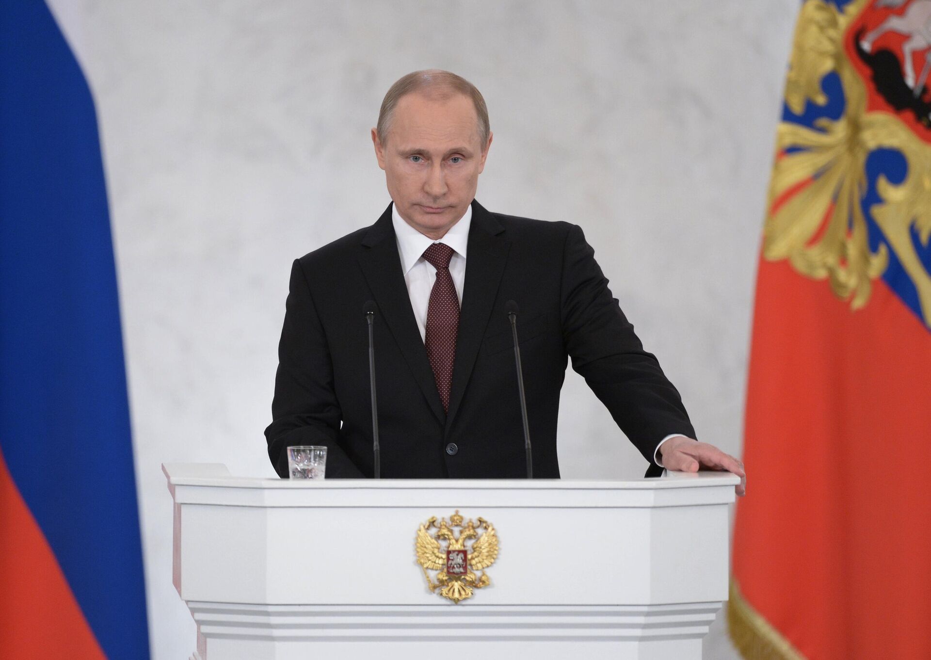 Vladimir Putin delivers speech on Crimea reunification - Sputnik International, 1920, 31.12.2022