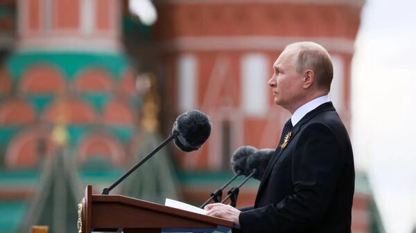 Victory Day Speech of Vladimir Putin in Moscow on 9 May 2022  - Sputnik International