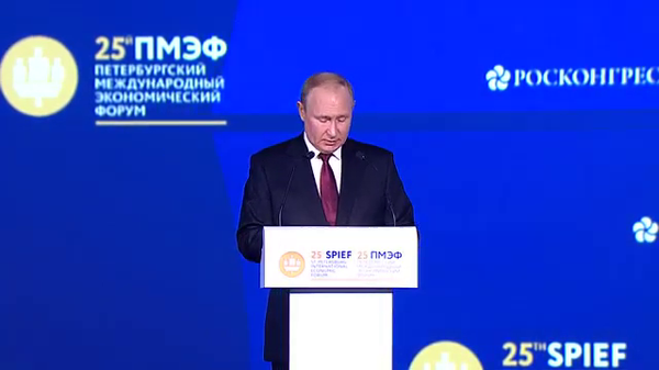 Vladimir Putin's Speech at Plenary Session of the St. Petersburg International Economic Forum (PIEF) on 17 June 2022 - Sputnik International
