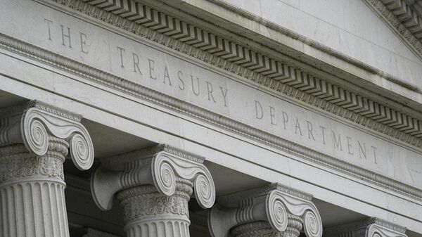 The Treasury Building is viewed in Washington, May 4, 2021.  - Sputnik International
