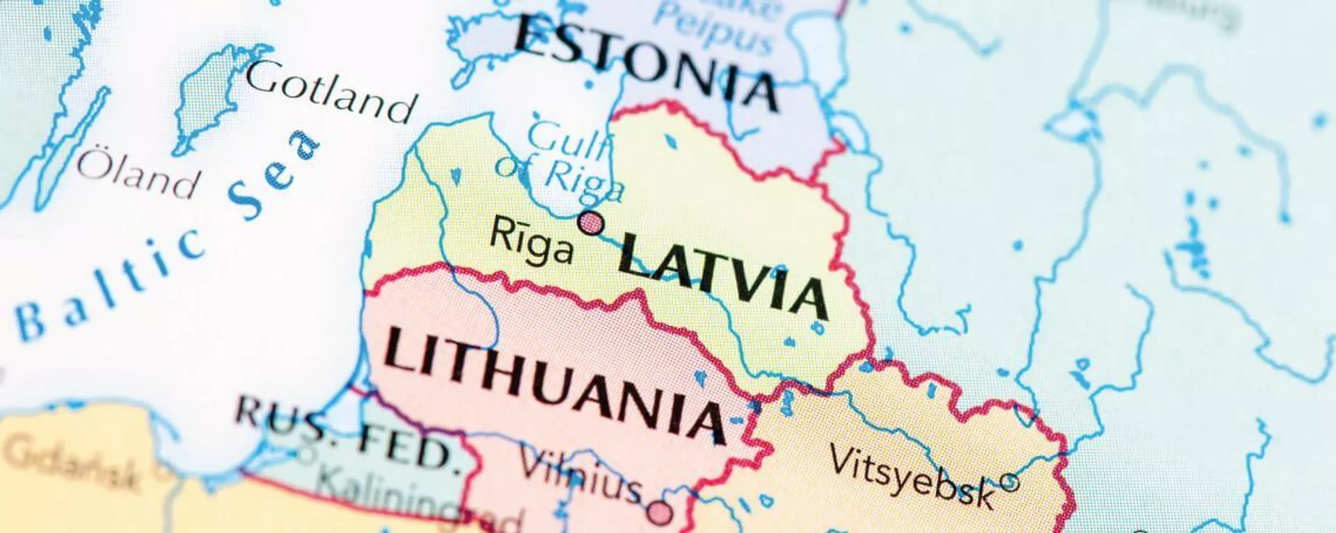 Map of the Baltic States of Estonia, Latvia and Lithuania. - Sputnik International, 1920, 14.12.2022