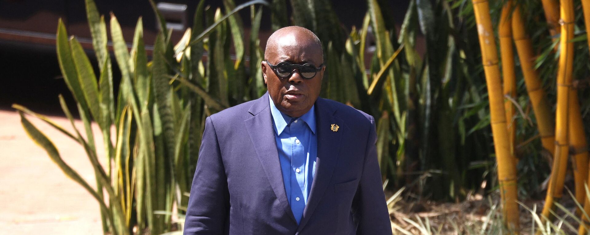 President of Ghana Nana Akufo-Addo arrives for day six of the Commonwealth Heads of Government Meeting (CHOGM) at the Intare Conference centre in Kigali on June 25, 2022. - Sputnik International, 1920, 14.12.2022