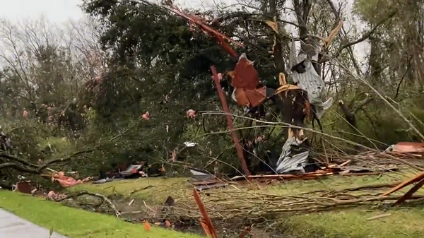 Damage in Montz in St. Charles Parish after a possible tornado - Sputnik International