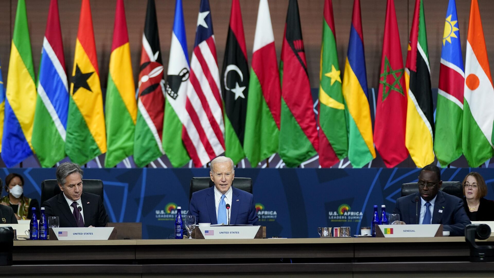 President Joe Biden speaks as he participates in the US-Africa Summit Leaders Session on partnering on the African Union's Agenda 2063 - Sputnik International, 1920, 09.04.2023
