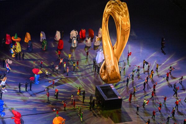 Церемония открытия ЧМ-2022 по футболу на стадионе ЭльБайт в Катаре - Sputnik International