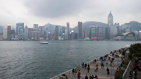 View of Hong Kong from the seashore. - Sputnik International