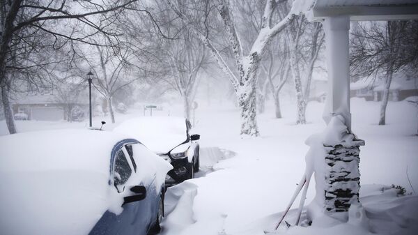 A winter storm rolls through Western New York Saturday, Dec. 24, 2022, in Amherst N.Y. - Sputnik International