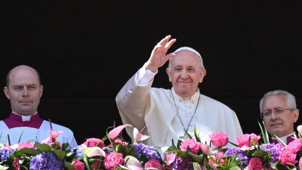 Pope Francis delivers the Easter Urbi et Orbi  - Sputnik International