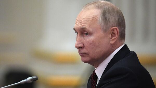 Russian President Vladimir Putin in Saint Petersburg - Sputnik International