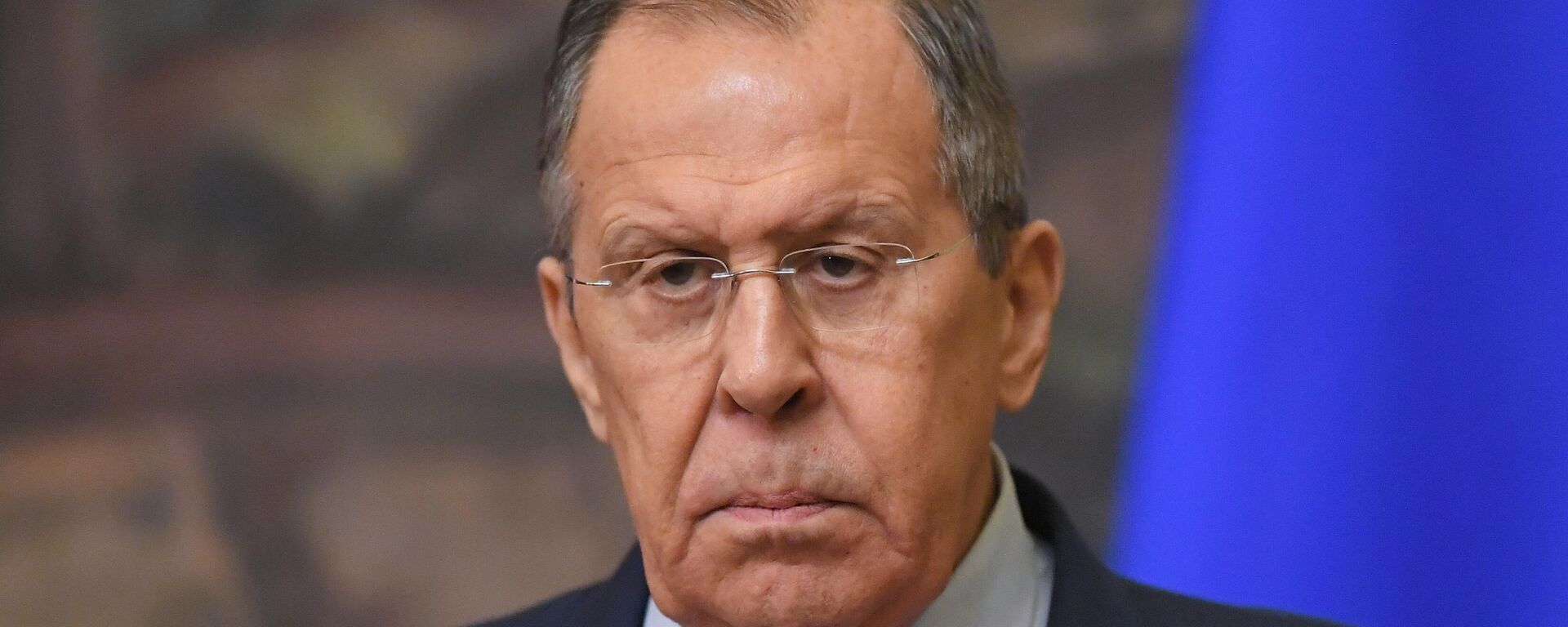 Russian Foreign Minister Sergei Lavrov at a press conference following a meeting with Azerbaijani Foreign Minister Jeyhun Bayramov at the Reception House of the Russian Foreign Ministry in Moscow. - Sputnik International, 1920, 29.12.2022