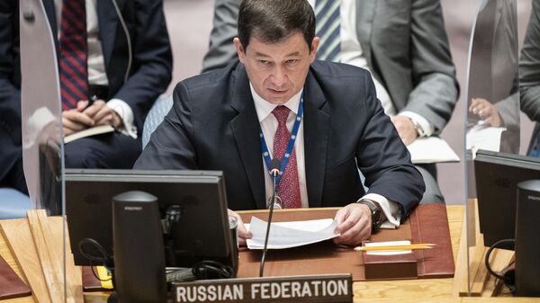 First Deputy permanent representative of Russia to the United Nations, Dmitry Polyanskiy - Sputnik International